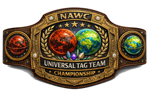 NAWC Universal Tag Team Championship belt